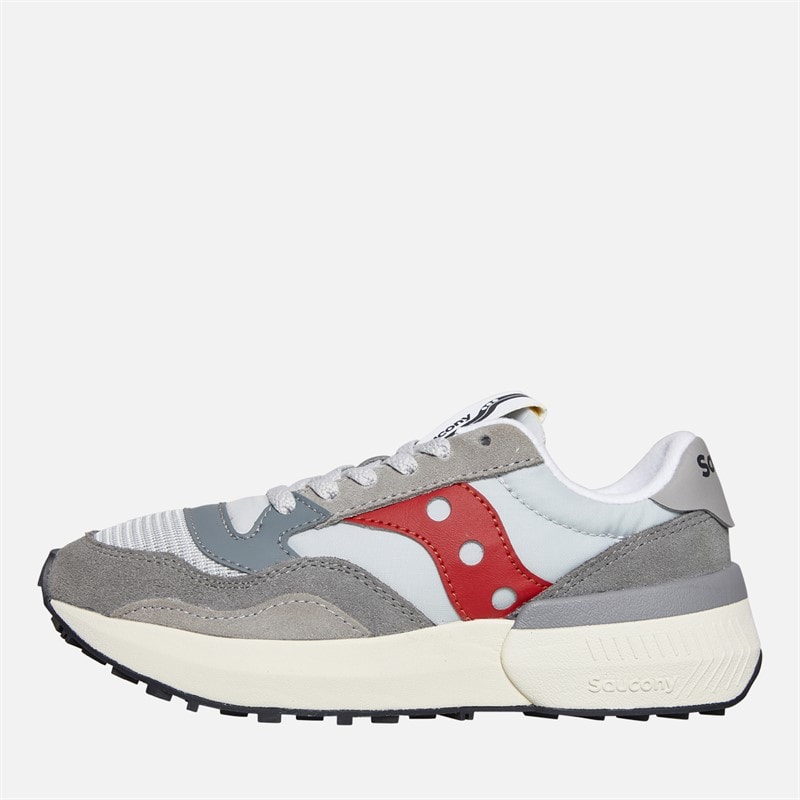 Saucony Womens Jazz NXT Trainers Grey/Red - Image 1