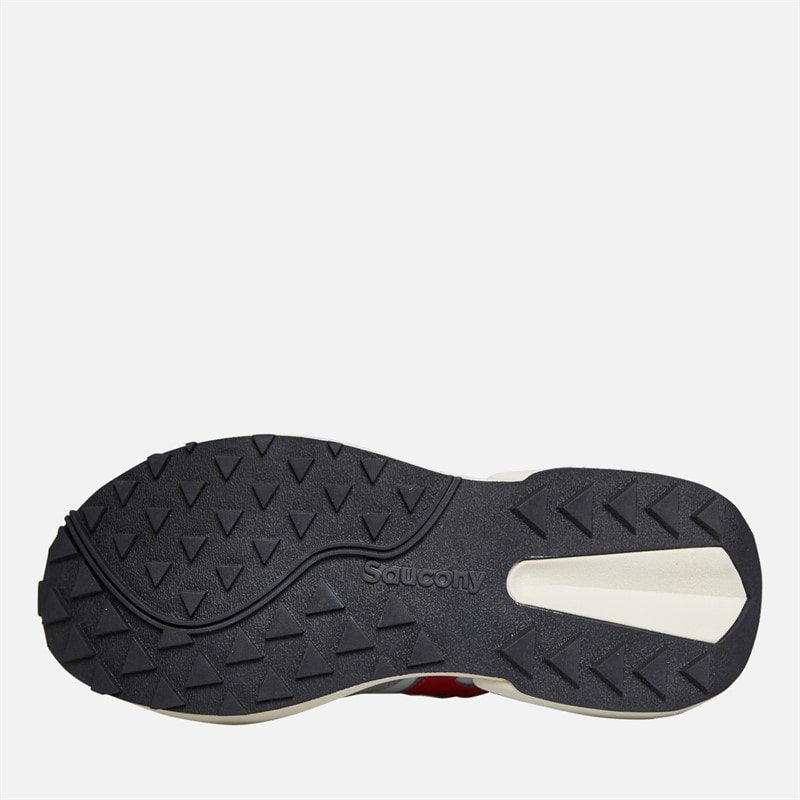 Saucony Womens Jazz NXT Trainers Grey/Red - Image 2