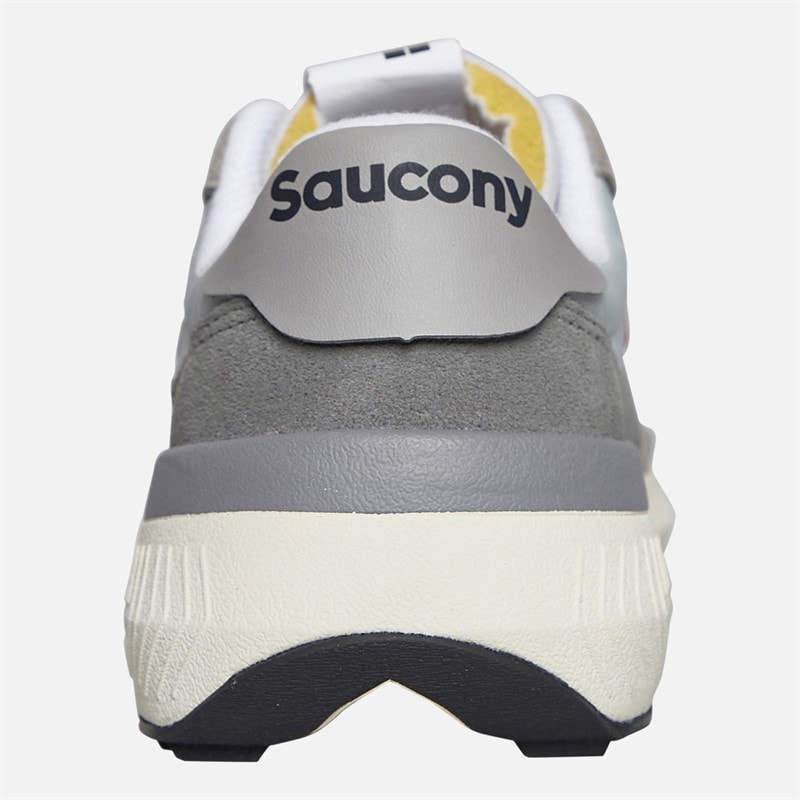Saucony Womens Jazz NXT Trainers Grey/Red - Image 3