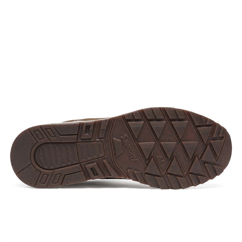 Saucony Mens Shadow 6000 Trainers Brown/Moon - Image 2
