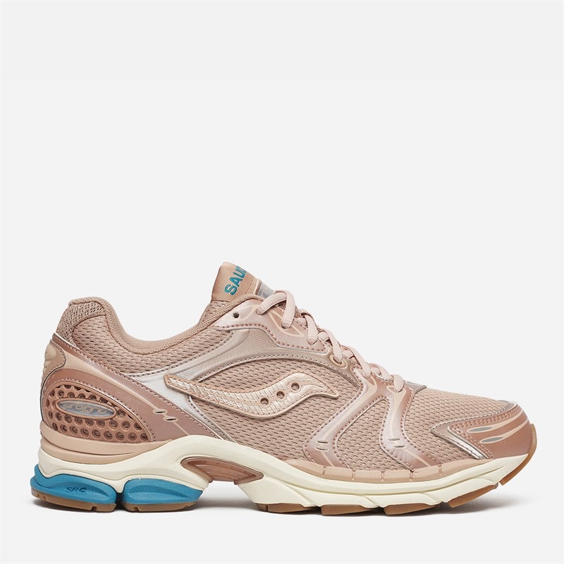 Saucony Progrid Triumph 4 Trainers Tan/Royal - Image 1