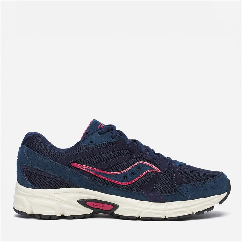 Saucony Mens Ride Millennium Trainers Navy/Off Whte - Image 1