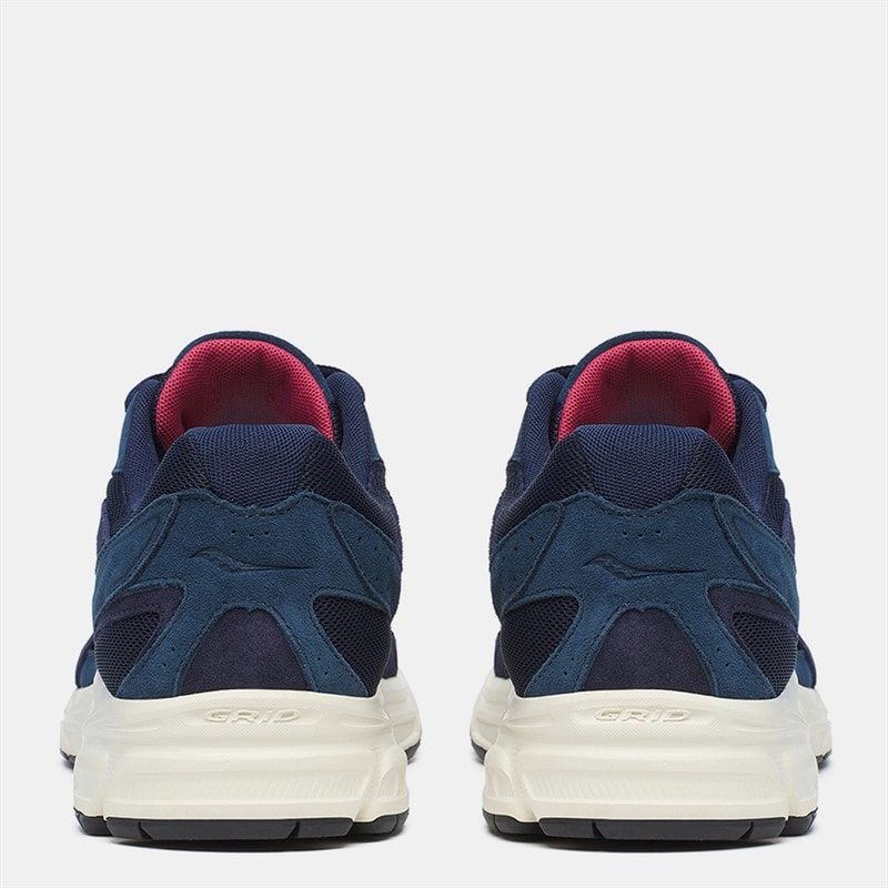 Saucony Mens Ride Millennium Trainers Navy/Off Whte - Image 3