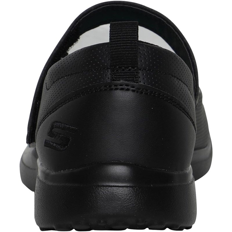 SKECHERS Junior Girls Back To School Microburst Scholar Holler Shoes Black - Image 3