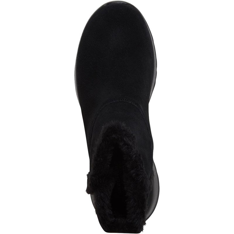 SKECHERS Womens On The Go Joy Bundle Up Boots Black - Image 4