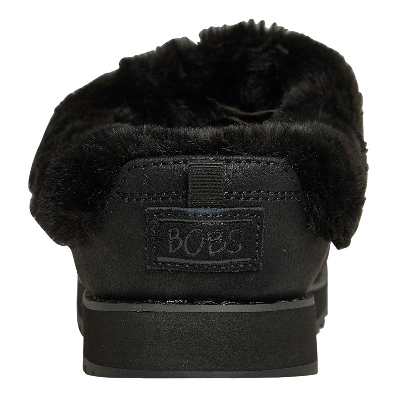 SKECHERS Womens BOBS Keepsakes R E M Slippers Black - Image 4