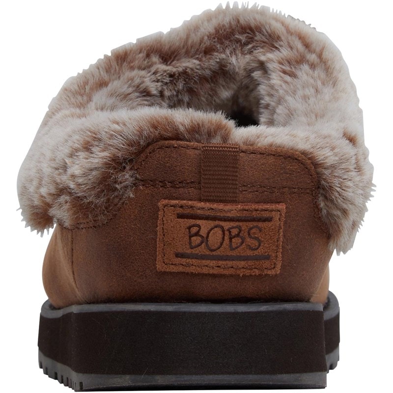 SKECHERS Womens BOBS Keepsakes R E M Slippers Brown - Image 3