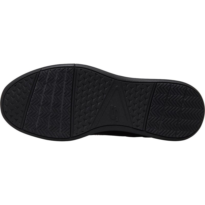 SKECHERS Mens Elent Velago Shoes Black - Image 2