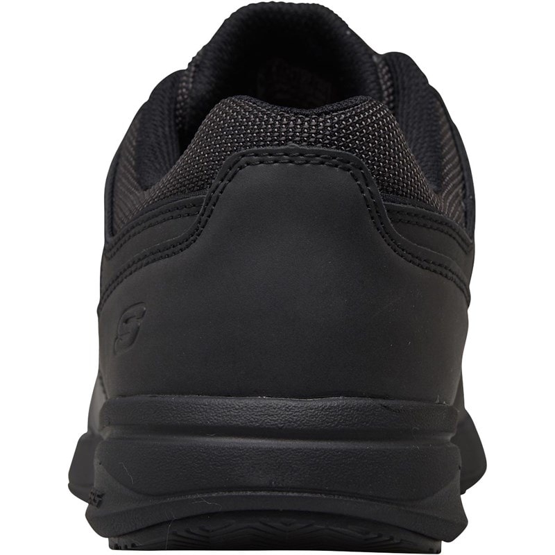 SKECHERS Mens Elent Velago Shoes Black - Image 3