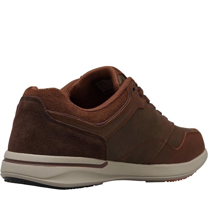 SKECHERS Mens Elent Velago Shoes Brown - Image 5
