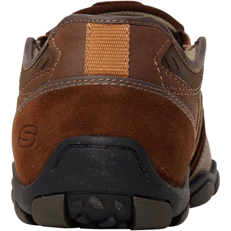 SKECHERS Mens Diameter Zinro Shoes Dark Brown - Image 3