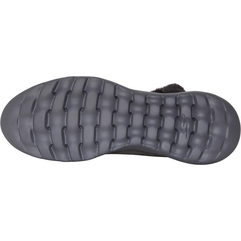 SKECHERS Womens On The GO Joy Bundle Up Boots Charcoal - Image 2