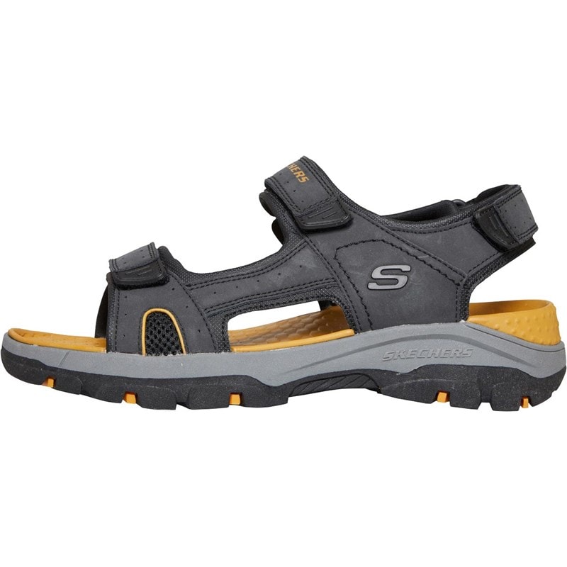 SKECHERS Mens Tresman Hirano Sandals Black - Image 2