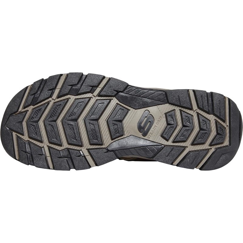SKECHERS Mens Tresman Hirano Sandals Brown - Image 3