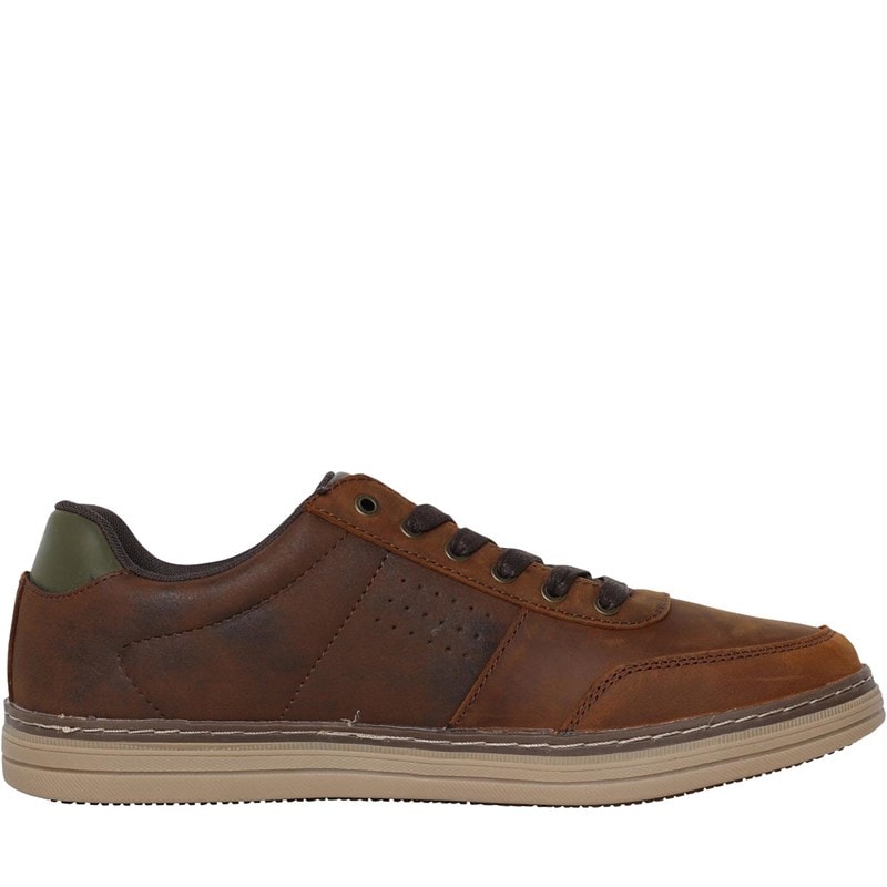 SKECHERS Mens Heston Lovano Shoes Dark Brown - Image 5