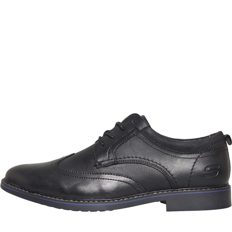 SKECHERS Mens Bregman Modeso Shoes Black - Image 1