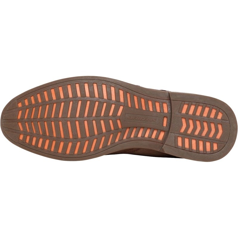 SKECHERS Mens Bregman Modeso Shoes Cognac - Image 2