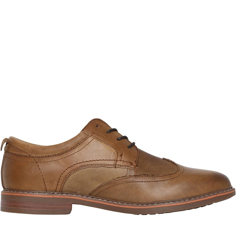 SKECHERS Mens Bregman Modeso Shoes Cognac - Image 5