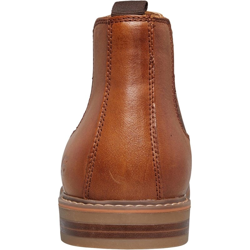 SKECHERS Mens Bregman Morago Chelsea Boots Cognac - Image 3