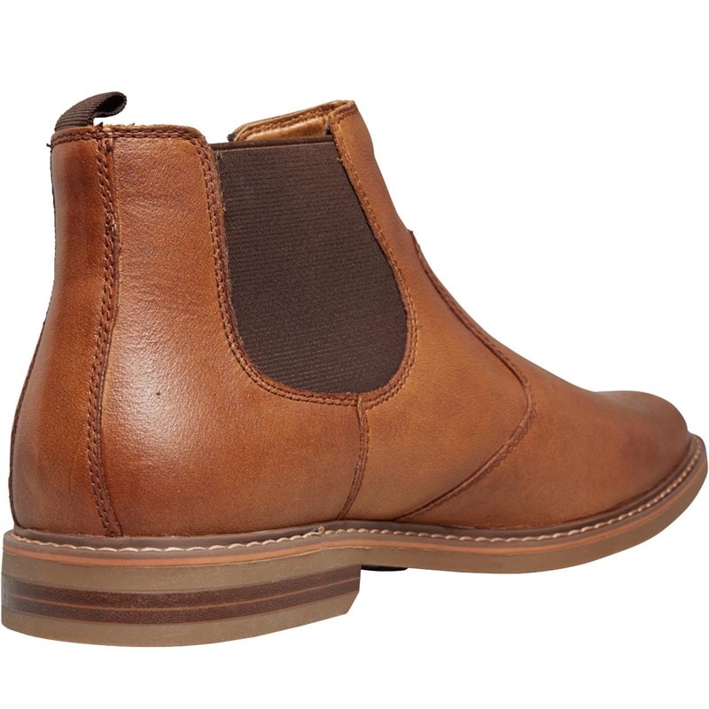 SKECHERS Mens Bregman Morago Chelsea Boots Cognac - Image 5
