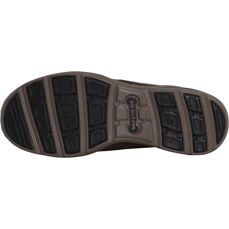 SKECHERS Mens Harper Melden Boots Chocolate - Image 2