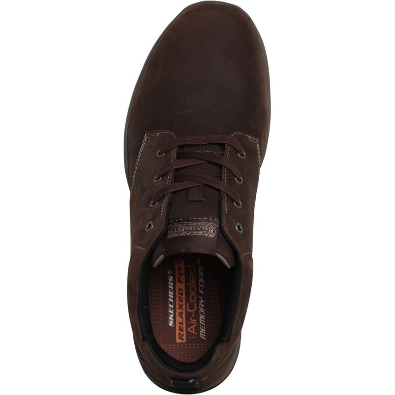 SKECHERS Mens Harper Melden Boots Chocolate - Image 4