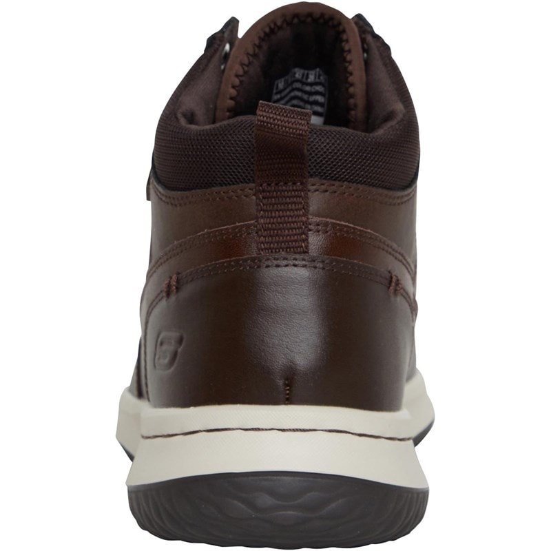 Skechers Mens Delson Selecto Boots Chocolate - Image 3