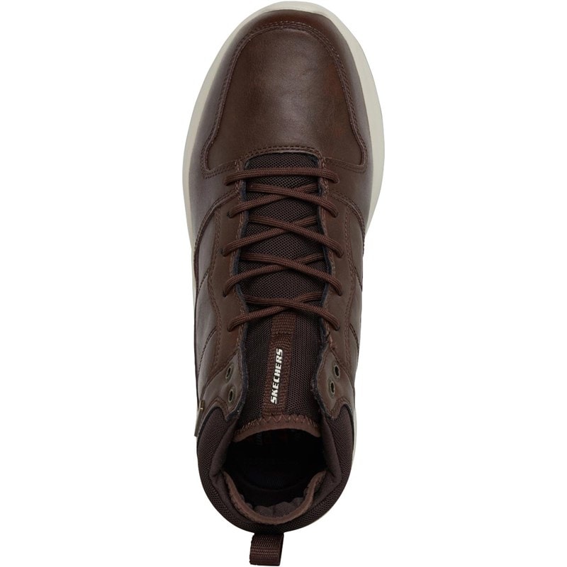 Skechers Mens Delson Selecto Boots Chocolate - Image 4