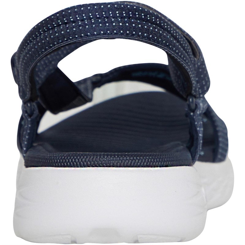 SKECHERS Womens On The Go 600 Brilliancy Sandals Navy/White - Image 4