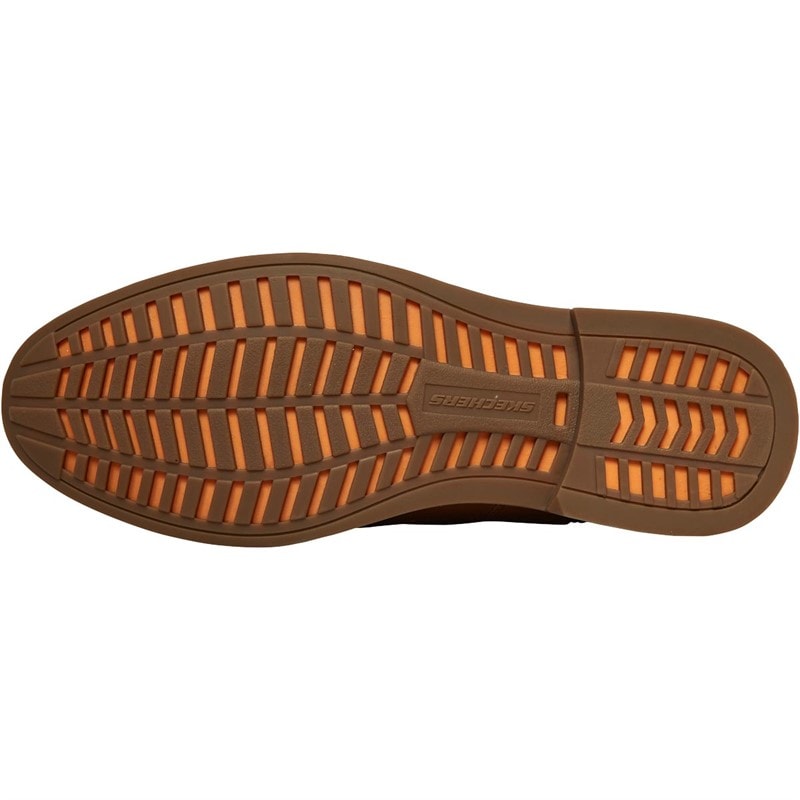 SKECHERS Mens Bregman Velson Shoes Tan - Image 2