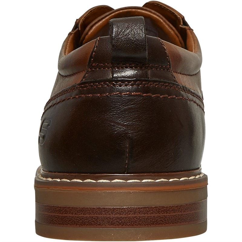 SKECHERS Mens Bregman Velson Shoes Tan - Image 3
