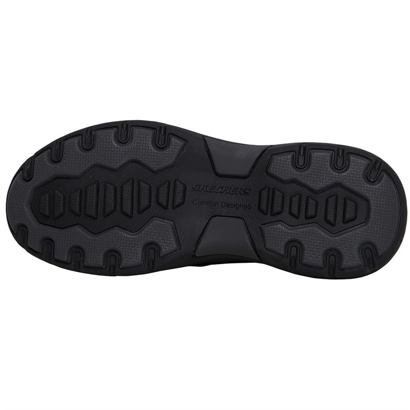 SKECHERS Mens Expended Morgo Shoes Black - Image 2