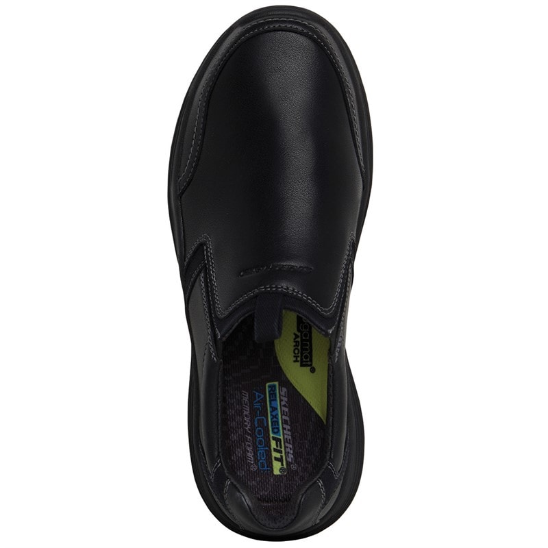 SKECHERS Mens Expended Morgo Shoes Black - Image 4