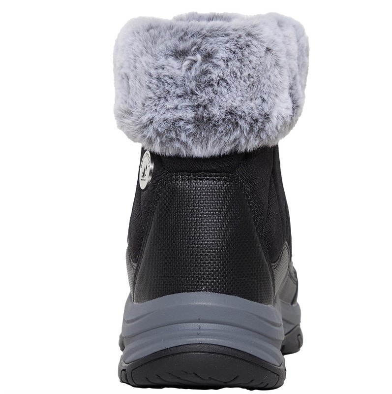 SKECHERS Womens Trego Winter Feelings Boots Black - Image 3