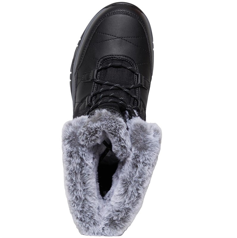 SKECHERS Womens Trego Winter Feelings Boots Black - Image 4