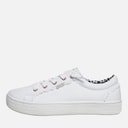 SKECHERS Womens Bobs Extra Cute Canvas Trainers White