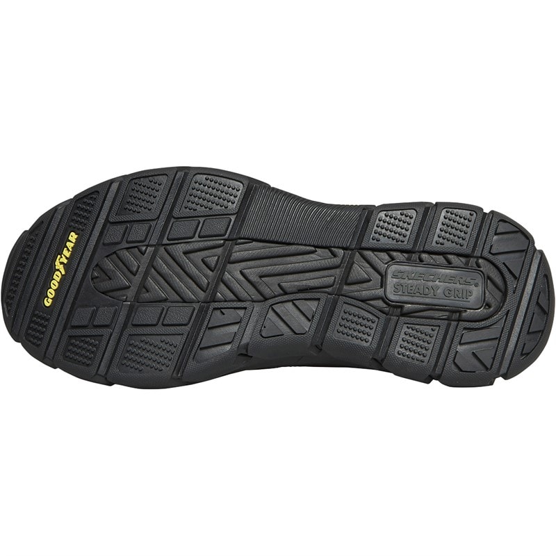 SKECHERS Mens Respected Calum Slip-On Shoes Black - Image 2
