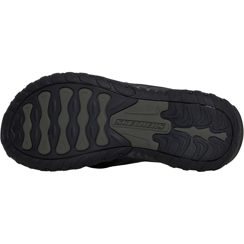 SKECHERS Mens Reggae Cobano Flip Flops Black - Image 3