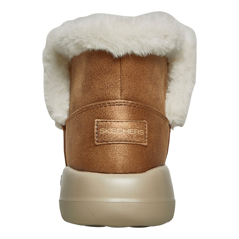 SKECHERS Womens On The Go Joy Endeavour Boots Chestnut - Image 3