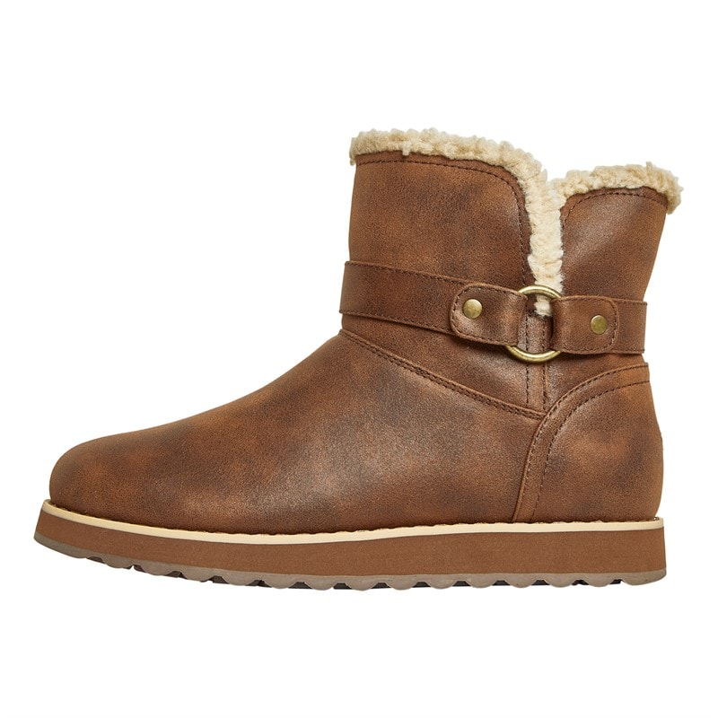 SKECHERS Womens Keepsakes 2.0 Home Sweet Home Boots Chocolate - Image 1