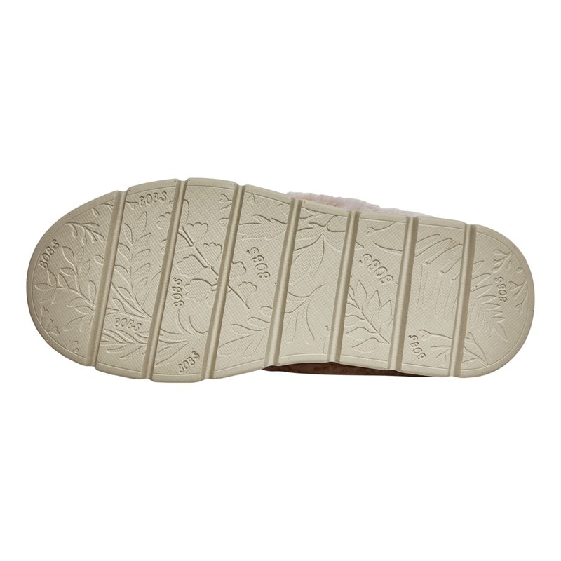 SKECHERS Womens Keepsakes Lite Warm Greetings Slippers Tan - Image 3