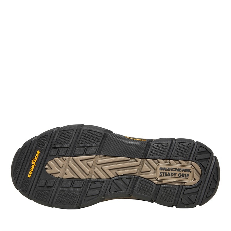 SKECHERS Mens Respected Boswell Boots Dark Brown - Image 2