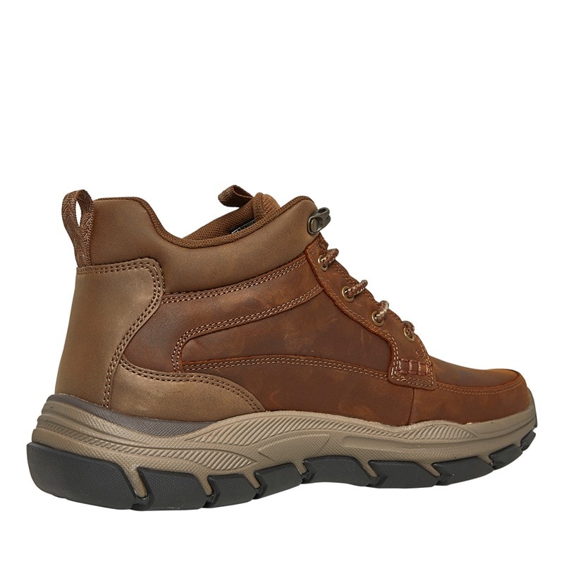SKECHERS Mens Respected Boswell Boots Dark Brown - Image 5