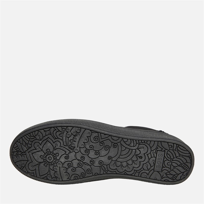 SKECHERS Womens Bobs B Extra Cute 2Cute4U Trainers Black - Image 2