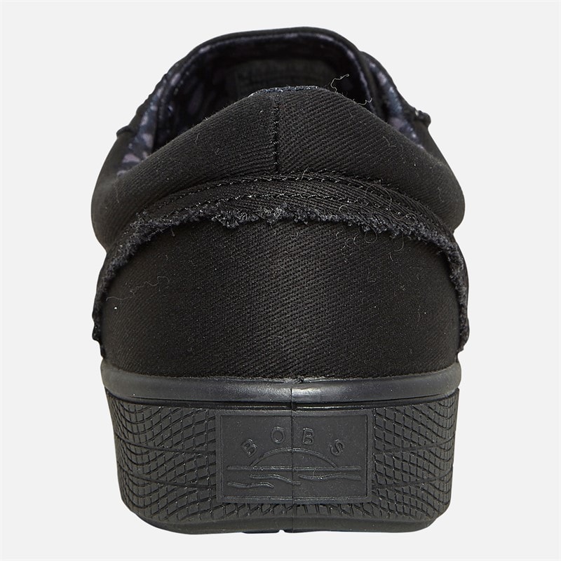 SKECHERS Womens Bobs B Extra Cute 2Cute4U Trainers Black - Image 3