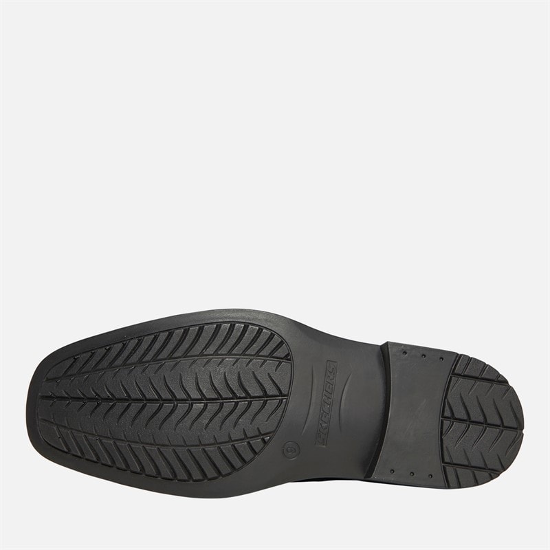 SKECHERS Mens Miller Moriarty Slip On Shoes Black - Image 2