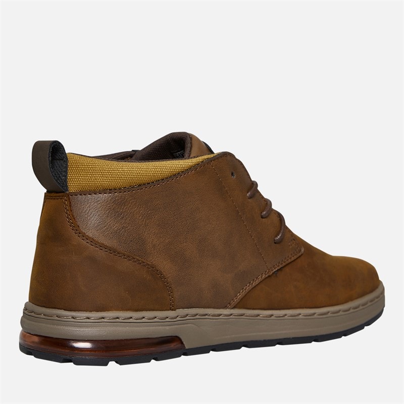 SKECHERS Mens Evenston Chukka Boots Dark Brown - Image 5