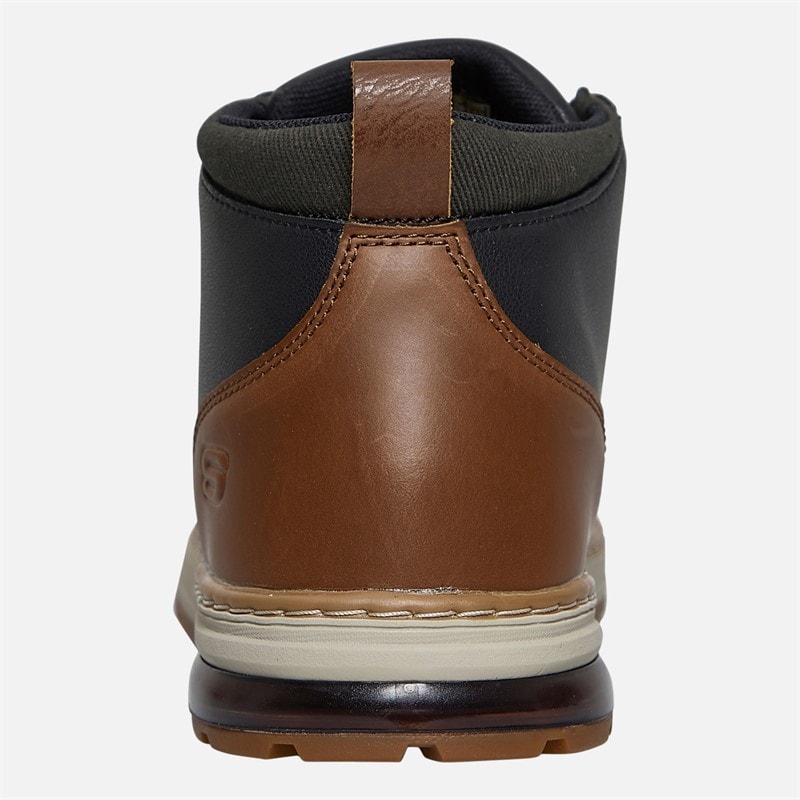 SKECHERS Mens Evenston Chukka Boots Black - Image 3