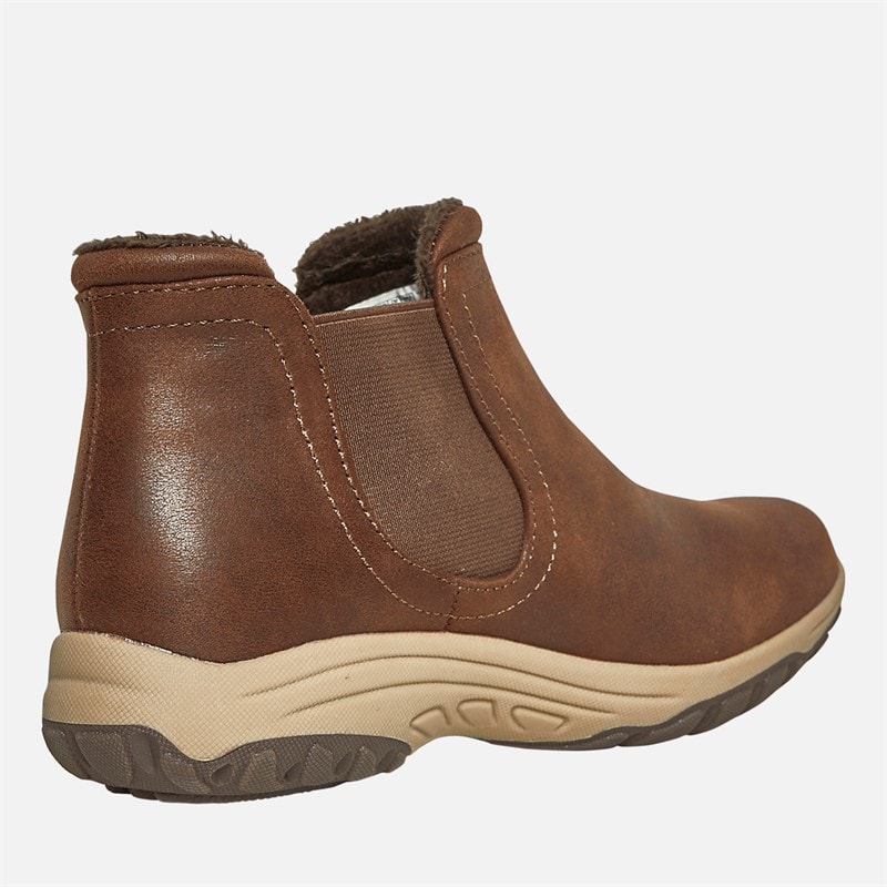 SKECHERS Womens Reggae Fest 2.0 New Yorker Chelsea Boots Chocolate - Image 5
