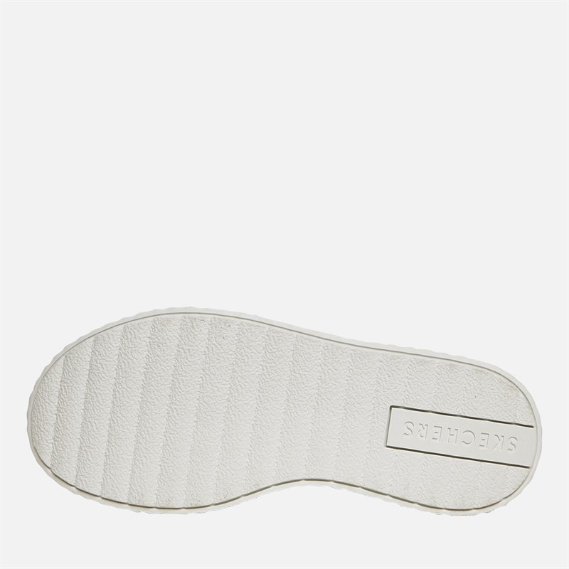 SKECHERS Junior Girls Hi Ridge Trainers White - Image 2